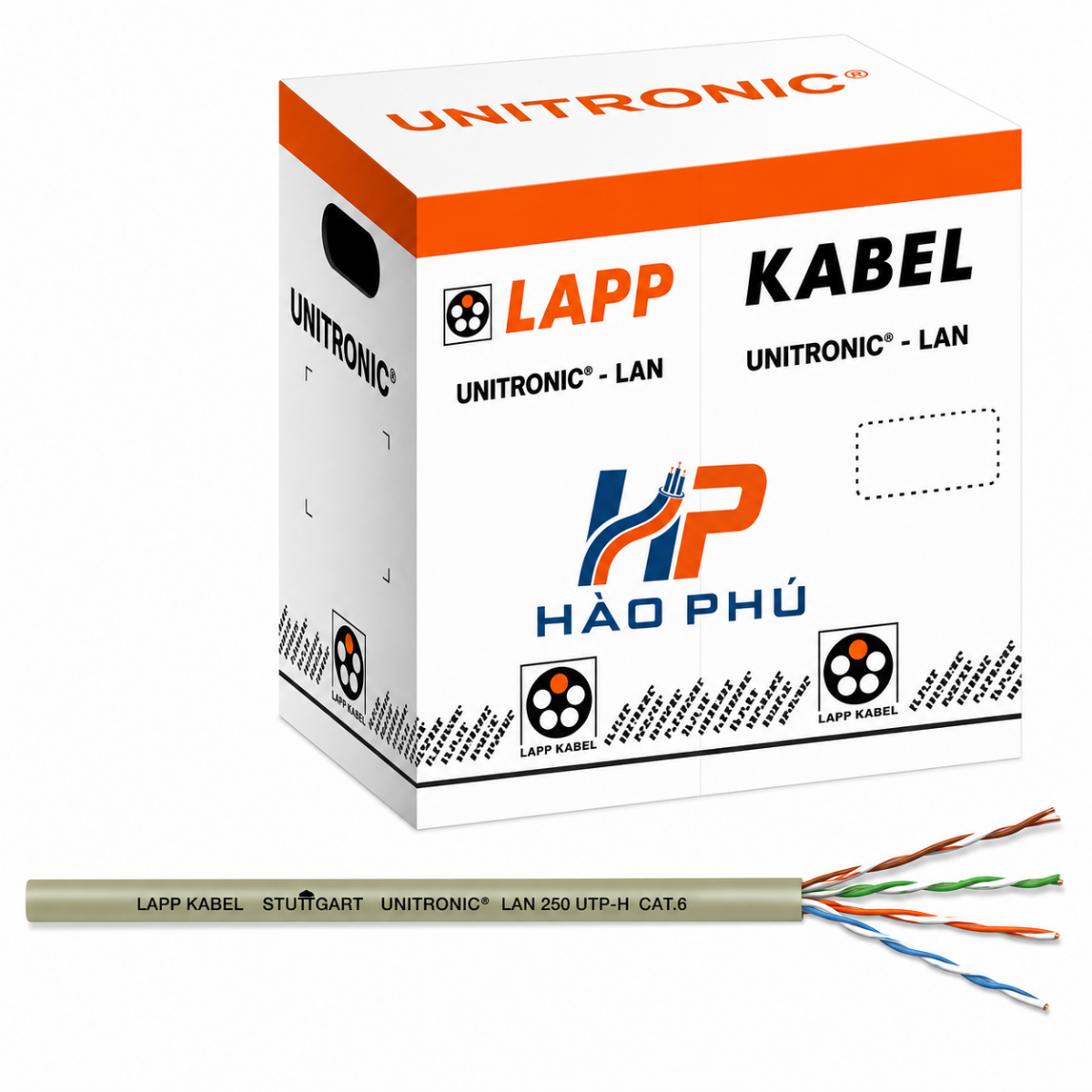 UNITRONIC LAN 250 UTP CAT6 4x2xAWG23 3801501K