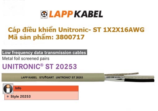 Cáp 3800717 lapp kabel