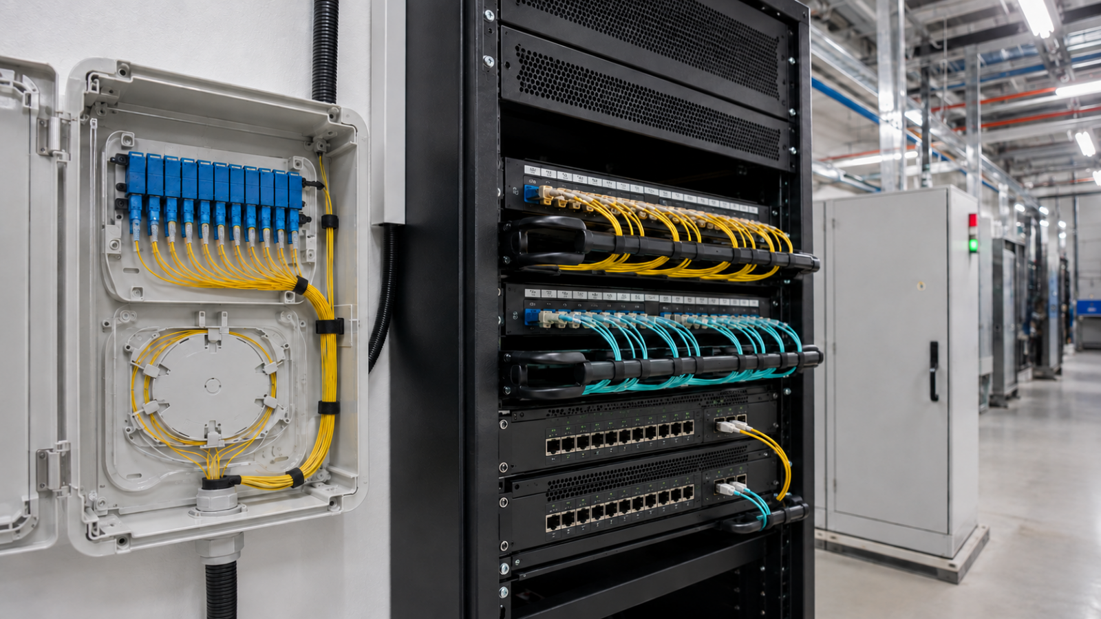 Ứng dụng cáp quang singlemode và multimode trong tòa nhà và data center