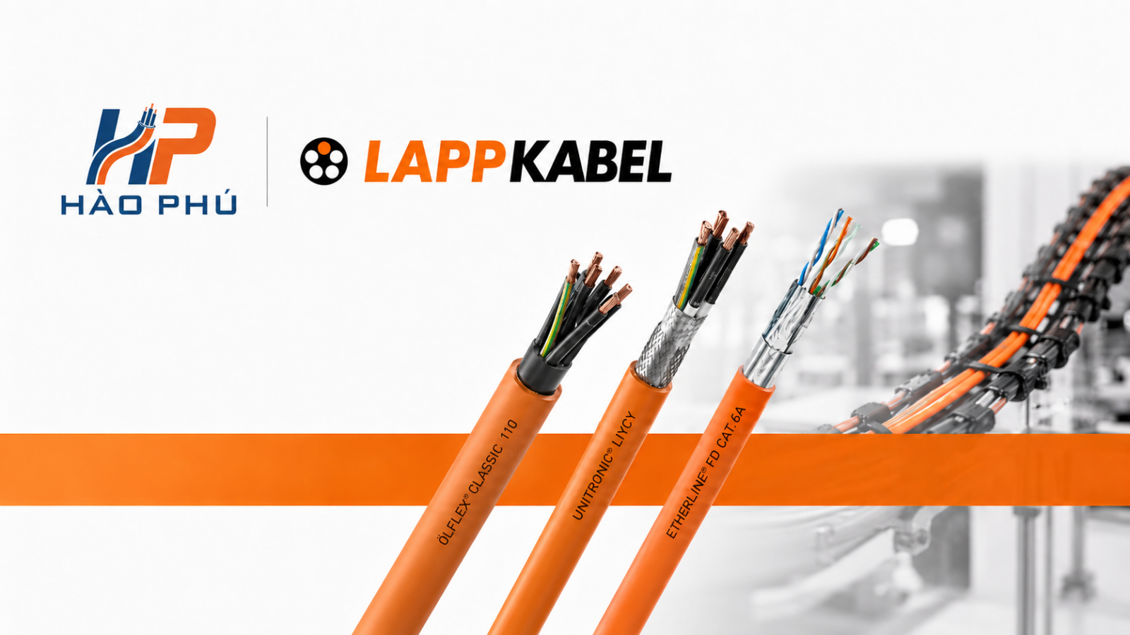 Dây cáp LAPP Kabel Dây cáp LAPP Kabel dùng cho công nghiệp và hệ thống kết nối