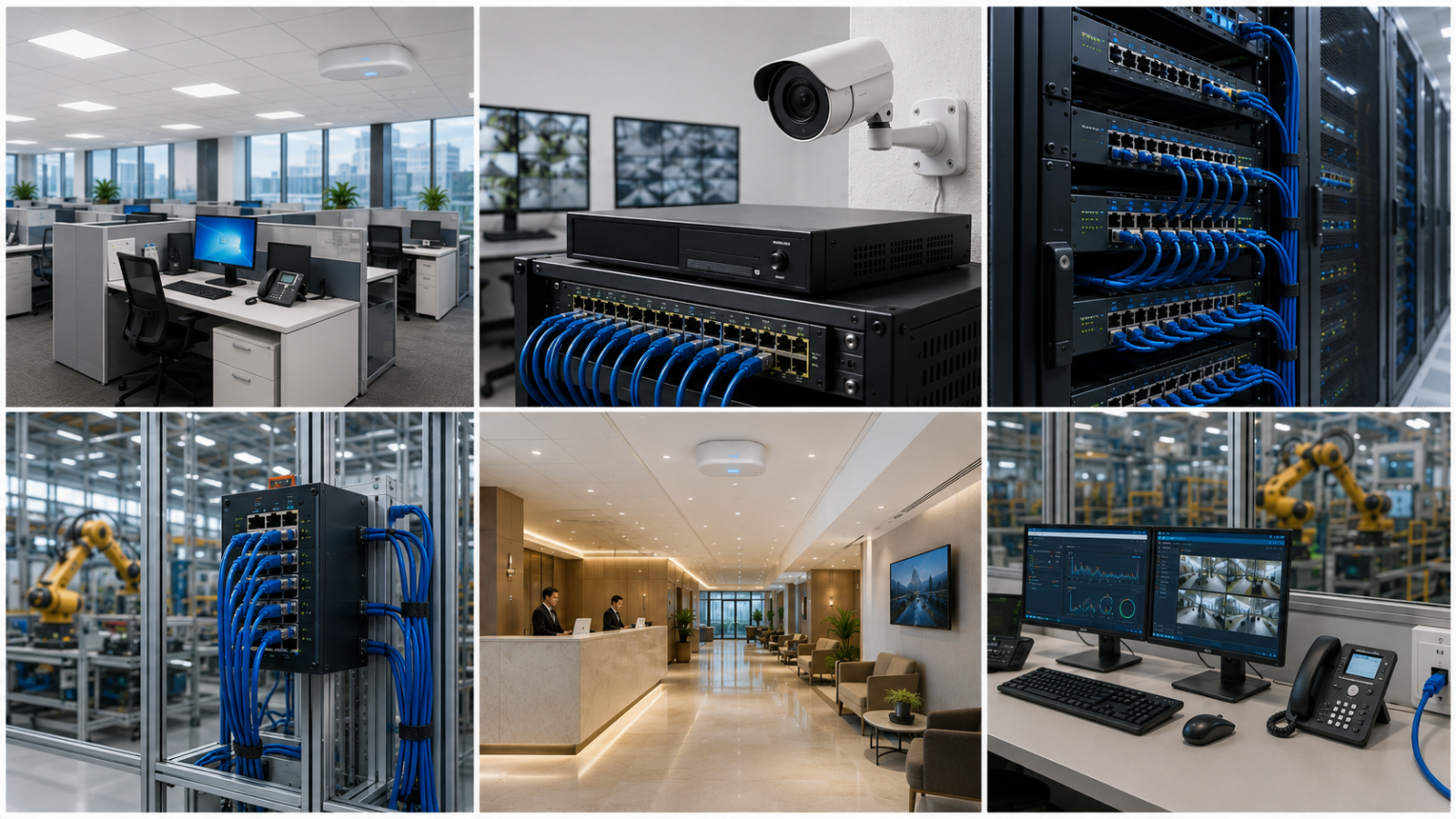 Ứng dụng dây mạng Cat6 Panduit trong tủ rack switch patch panel và hệ thống mạng
