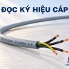 Cách đọc ký hiệu trên cáp: số lõi, số đôi, G/X và AWG/mm²
