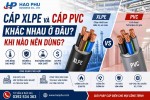 Cáp XLPE Và Cáp PVC Khác Nhau Ở Đâu? Khi Nào Nên Dùng?