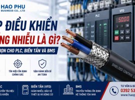 Cáp Điều Khiển Chống Nhiễu Là Gì? Cách Chọn Cho PLC, Biến Tần Và BMS