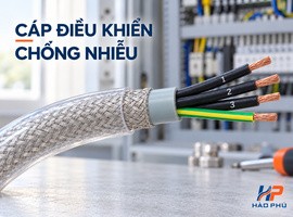 Cáp điều khiển chống nhiễu: chọn theo loại tín hiệu và cấu trúc shield