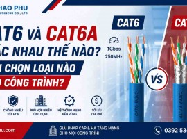 Cat6 Và Cat6A Khác Nhau Thế Nào? Nên Chọn Loại Nào Cho Công Trình?