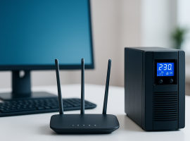 GIẢI PHÁP SỬ DỤNG UPS CHO MÁY TÍNH, MODEM WIFI VÀ THIẾT BỊ CÔNG NGHỆ