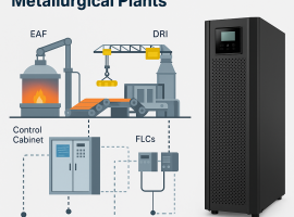 UPS cho tủ điều khiển trong dây chuyền luyện kim – Giải pháp ổn định nguồn trong môi trường khắc nghiệt