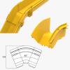 Máng Cáp Quang 45° External Riser – Giải Pháp Triển Khai Hạ Tầng Mạng Hiện Đại