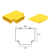 Phụ Kiện Máng Cáp Quang CF360 / Nắp Đậy Khớp Nối Chữ T – An Toàn Tuyệt Đối Cho Hệ Thống Mạng