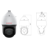 ENC-HHP5Z-150R-92 / CAMERA NORDEN 2MP PTZ DOME EYENOR