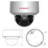 ENC-HVDAM-50R-94 / CAMERA 8MP MOTORIZED VANDAL DOME EYENOR