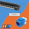 Combo Patch Panel 16 Ports Cat6 Norden – Giải Pháp Kết Nối Mạng Chuyên Nghiệp Với Keystone Jack 
