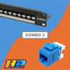 Combo Patch Panel 8 Ports Cat6 Norden – Giải Pháp Mạng Linh Hoạt Với Keystone Jack