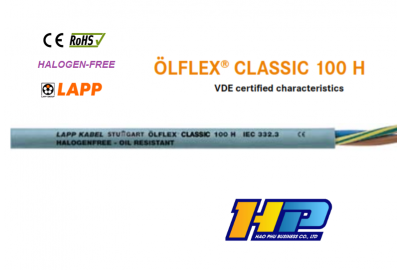 CÁP KHÔNG CHỨA HALOGEN OLFLEX CLASSIC 100 H CHỐNG DẦU 