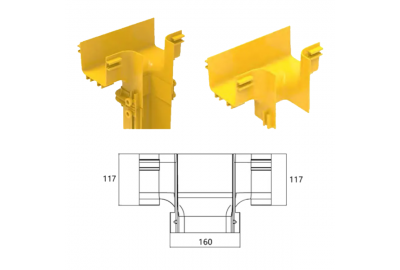 Máng Cáp Quang Chữ T Vertical Tee CF240-CF120 – Giải Pháp Triển Khai Hiệu Quả Cho IDC và Viễn Thông