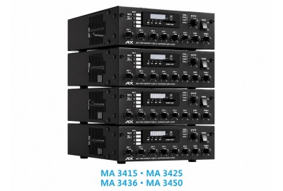 Ampli Trộn 4 Vùng AEX MA 3400 Series – 150W đến 500W