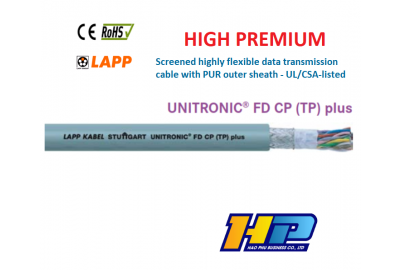 Cáp PUR Cặp Xoắn UNITRONIC® FD CP (TP) plus -UL/CSA-listed