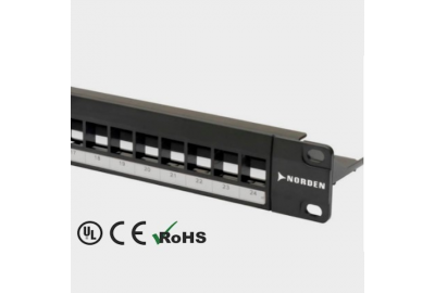 121-01P18124B / Patch Panel Cat6 UTP 24 Port Norden – Giải Pháp Kết Nối Chuyên Nghiệp Cho Hệ Thống Mạng