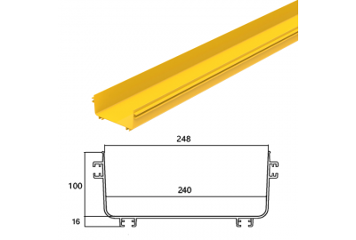 Máng Cáp Quang CF240 – Giải Pháp Quản Lý Cáp Hiệu Quả Cho Hệ Thống IDC và Viễn Thông