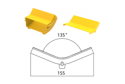 Phụ Kiện Máng Cáp Quang CF240 / Nắp Máng Cáp Quang Bo Góc 45° – Giải Pháp Chống Cháy Hiệu Quả Cho Trung Tâm Dữ Liệu