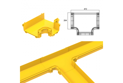 Phụ Kiện Máng Cáp Quang CF240 / Máng Cáp Quang Dạng Chữ T – Giải Pháp Quản Lý Cáp Hiệu Quả Cho IDC & Viễn Thông 