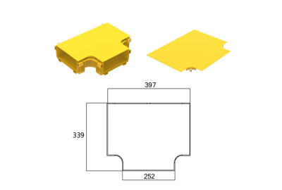 Phụ Kiện Máng Cáp Quang CF240 / Nắp Chữ T Chống Cháy Cho Máng Cáp Quang – An Toàn Cho Hệ Thống Viễn Thông
