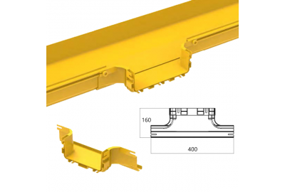 Phụ Kiện Máng Cáp Quang CF240 / Máng Cáp Quang Chữ T Universal Tee – Giải Pháp Định Tuyến Linh Hoạt Cho Hệ Thống Cáp Quang