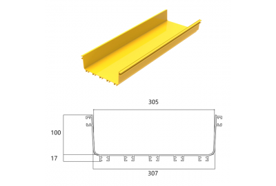 Máng Cáp Quang CF300 Chống Cháy Đạt Chuẩn UL – Giải Pháp Triển Khai Hệ Thống Cáp Quang Toàn Diện