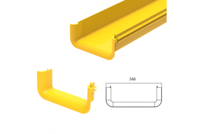 Phụ Kiện Máng Cáp Quang CF300 Trumpet – Giải Pháp Chuyển Tiếp Cáp Mềm Mại, An Toàn Trong Hạ Tầng IDC