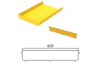 Phụ Kiện Máng Cáp Quang CF600 / Nắp Chặn Máng Cáp Quang – Giải Pháp An Toàn Cho Hệ Thống Cáp Quang Hiện Đại