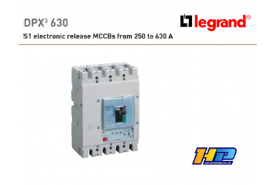 DPX3 630 S1 ELECTRONIC RELEASE - MCCBS FROM 250 TO 630 A