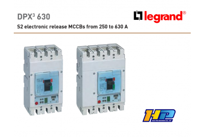 DPX3 630  S2 ELECTRONIC RELEASE - MCCBS FROM 250 TO 630 A