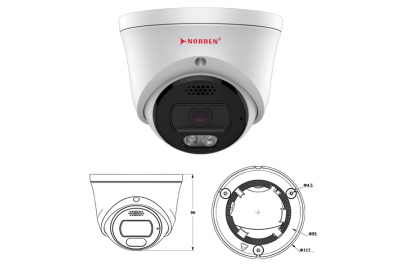 ENC-HCD8F-30R-86 / CAMERA NORDEN 5MP FIXED COMPACT DOME EYRNOR