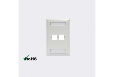 124-15101WH / Mặt Nạ Âm Tường 1 Port Chuẩn USA Norden – Tương Thích Keystone, Bền Bỉ, Dễ Lắp Đặt