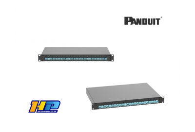 Hộp Phối Quang & Khay Chứa Sợi Quang FD1W24AQDLCZ PANDUIT ODF 24 Ports, đã tích hợp sẵn Module LC duplex, OM3/OM4 Multi Mode