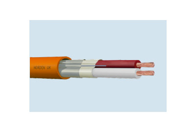 7R-2511RD2 / Dây Cáp Điện Norden 1 Pair 2.5 Sq.mm XLPE + Mica Tape Insulated Fire Resistant Cable HFFR, Al/Pet Foil, 600/1000V (500m/cuộn)