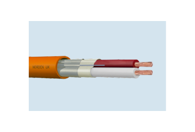 7R-1511RD2 / Dây Cáp Điện Norden 1 Pair 1.5 Sq.mm XLPE + Mica Tape Insulated Fire Resistant Cable HFFR, Al/Pet Foil, 600/1000V (500m/cuộn)