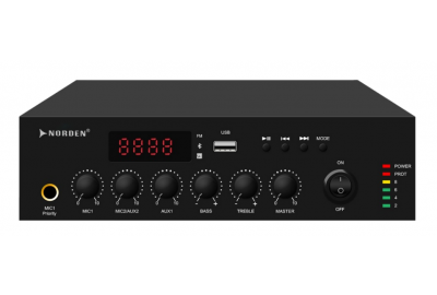 Amply trộn kỹ thuật số mini 250W – 250W Mini Digital Mixer Amplifier Norden Communication