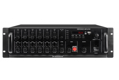 Amply tích hợp 6 vùng công suất 120W/250W/350W – 6 Zones Integrated Mixer Amplifier with Remote Paging Norden Communication