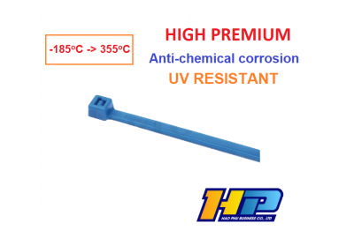 Dây rút chống ăn mòn chịu nhiệt, chịu lạnh từ -185 độ đến 355 độ C Teflon(PTFE) Cable Tie