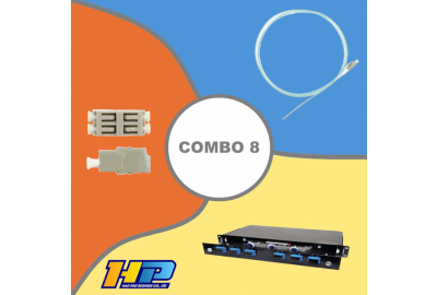 Combo ODF 96FO Single Mode Norden – Bộ Patch Panel LC 48 Cổng, 48 Adapter và 96 Pigtail Quang